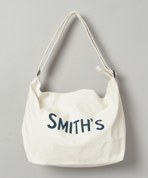 SMITH'S（スミス）の「SMITH'S（スミス）別注ビッグショルダーバッグ／メッセンジャーバッグ（ショルダーバッグ・メンズ・オフホワイト/ブラック・FREE）」の12枚目の写真