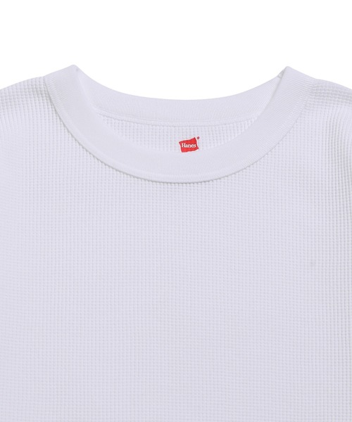 BIOTOP（ビオトープ）の「Hanes EX OG PREMIUM CT THERMAL CN PO（Tシャツ/カットソー・メンズ・ブラック/ホワイト・L/XL/M）」の10枚目の写真