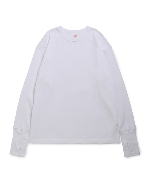 BIOTOP（ビオトープ）の「Hanes EX OG PREMIUM CT THERMAL CN PO（Tシャツ/カットソー・メンズ・ブラック/ホワイト・L/XL/M）」の11枚目の写真