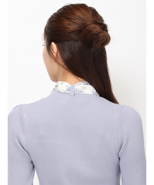 セール】□2024春夏新作□ボウタイビスチェ切替ニット/MM418306