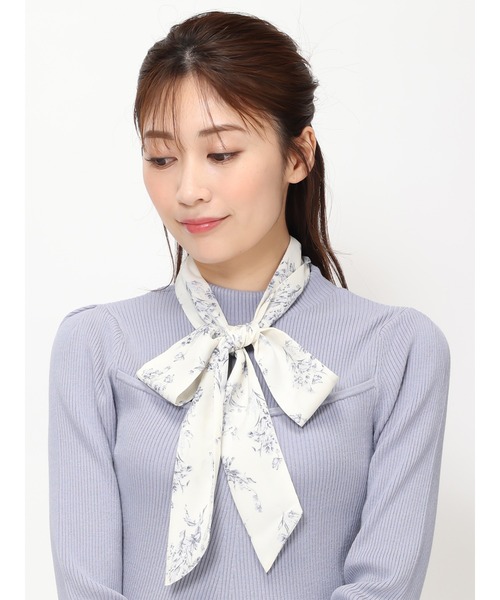 MISCH MASCH（ミッシュマッシュ）の「ボウタイビスチェ切替ニット/MM418306（ニット/セーター・レディース・ブルー/ホワイト/ベージュ・ﾌﾘ-）」の10枚目の写真