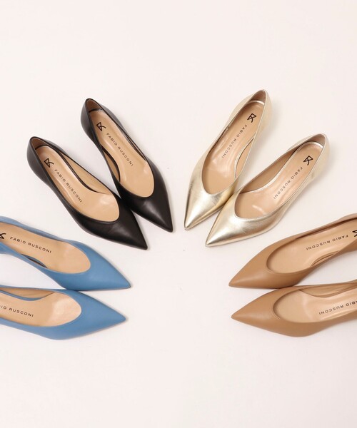 FABIO RUSCONI（ファビオルスコーニ）の「【FABIO RUSCONI/ファビオルスコーニ】プレーンパンプス（パンプス・レディース・ブラック/サックスブルー/ベージュ/ゴールド・36/37/38）」の14枚目の写真