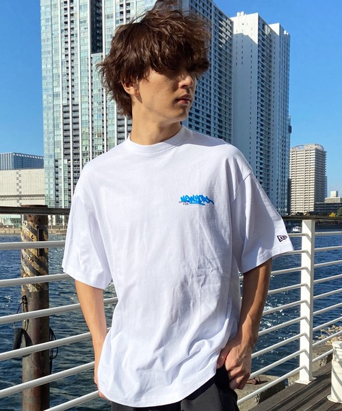 NEW ERA(ニューエラ)の「NEW ERA/ニューエラ 半袖Tシャツ バックプリント 14121861/14121862/14121863(Tシャツ/カットソー・メンズ・ブラック/ストーン/ホワイト・M/L/XL/2XL)」の4枚目の写真