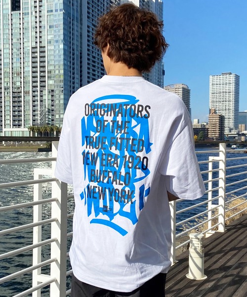 NEW ERA(ニューエラ)の「NEW ERA/ニューエラ 半袖Tシャツ バックプリント 14121861/14121862/14121863(Tシャツ/カットソー・メンズ・ブラック/ストーン/ホワイト・M/L/XL/2XL)」の6枚目の写真