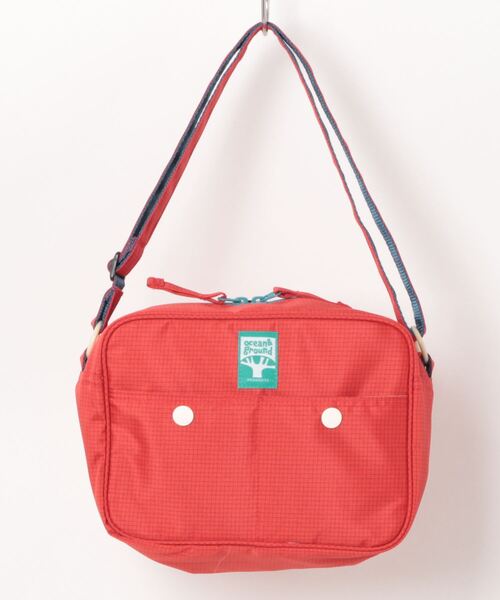 Ocean&Ground（オーシャン&グラウンド）の「ショルダーBAG TOYPOCKET/通園バッグ（ショルダーバッグ・キッズ・ピンク/イエロー/ミント/ラベンダー/ブルー/ライトブルー/レッド・FREE）」の7枚目の写真