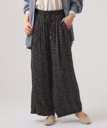 DRESKIP | 【選べる着丈】すっきりキレイ見え サテンワイドパンツ(その他パンツ)