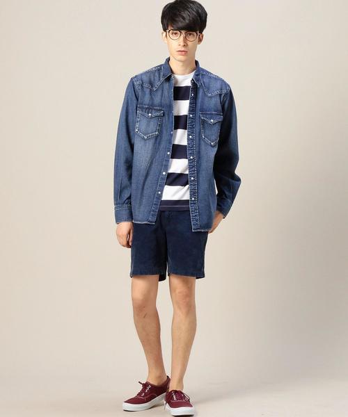 BEAUTY&YOUTH UNITED ARROWS（ビューティーアンドユースユナイテッドアローズ）の「BY 8オンス デニム ウエスタンシャツ◆（シャツ/ブラウス・メンズ・ロイヤルブルー/ターコイズブルー・LARGE/MEDIUM/SMALL/X-LARGE/X-SMALL）」の10枚目の写真