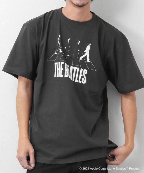 GOOD ROCK SPEED（グッドロックスピード）の「【Good Rock Speed/グッドロックスピード】THE BEATLES  / abbey road / ビートルズ / プリントTシャツ（Tシャツ/カットソー・メンズ・ホワイト/スミクロ/ブルー系その他・L/S/M）」の22枚目の写真