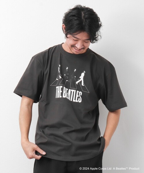 GOOD ROCK SPEED（グッドロックスピード）の「【Good Rock Speed/グッドロックスピード】THE BEATLES  / abbey road / ビートルズ / プリントTシャツ（Tシャツ/カットソー・メンズ・ホワイト/スミクロ/ブルー系その他・L/S/M）」の11枚目の写真