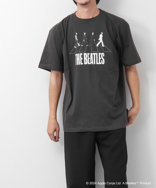 GOOD ROCK SPEED（グッドロックスピード）の「【Good Rock Speed/グッドロックスピード】THE BEATLES  / abbey road / ビートルズ / プリントTシャツ（Tシャツ/カットソー・メンズ・ホワイト/スミクロ/ブルー系その他・L/S/M）」の12枚目の写真