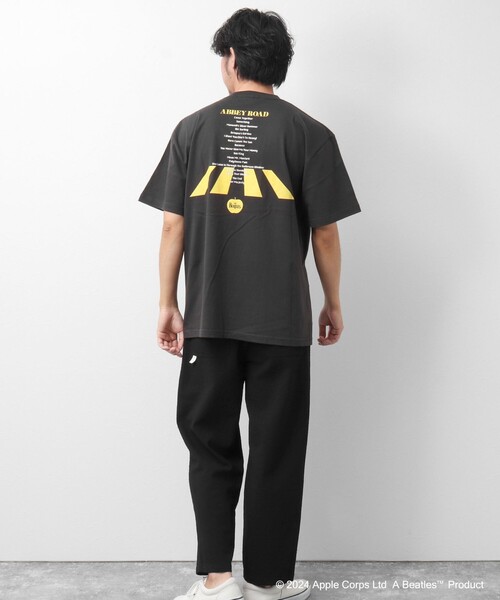 GOOD ROCK SPEED（グッドロックスピード）の「【Good Rock Speed/グッドロックスピード】THE BEATLES  / abbey road / ビートルズ / プリントTシャツ（Tシャツ/カットソー・メンズ・ホワイト/スミクロ/ブルー系その他・L/S/M）」の8枚目の写真