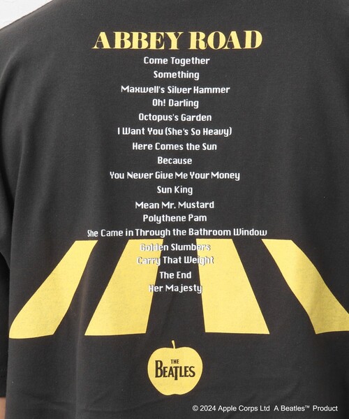 GOOD ROCK SPEED（グッドロックスピード）の「【Good Rock Speed/グッドロックスピード】THE BEATLES  / abbey road / ビートルズ / プリントTシャツ（Tシャツ/カットソー・メンズ・ホワイト/スミクロ/ブルー系その他・L/S/M）」の10枚目の写真