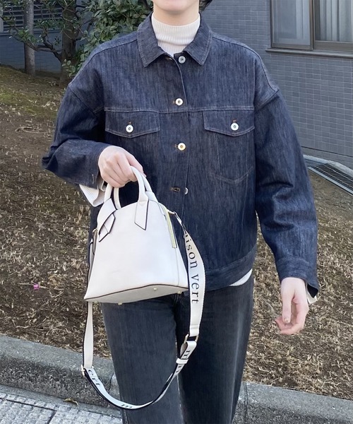 maison vert(メゾンヴェール)の「【超軽量/多収納】リボンハンドル2WAYバッグ(トートバッグ・レディース・ブラック/グレイッシュベージュ/アイボリー/イエロー/キャメル/ダークブラウン/ライトグレー/ホワイト/ライトピンク・FREE)」の11枚目の写真