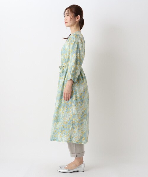 one'sterrace（ワンズテラス）の「コバナ 前開きワンピース（ワンピース・レディース・グリーン系5/グレー系4/ネイビー系5・00）」の5枚目の写真