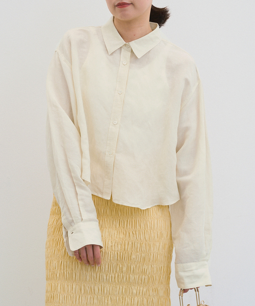 IENA（イエナ）の「ラミーリヨセルショートシャツ（シャツ