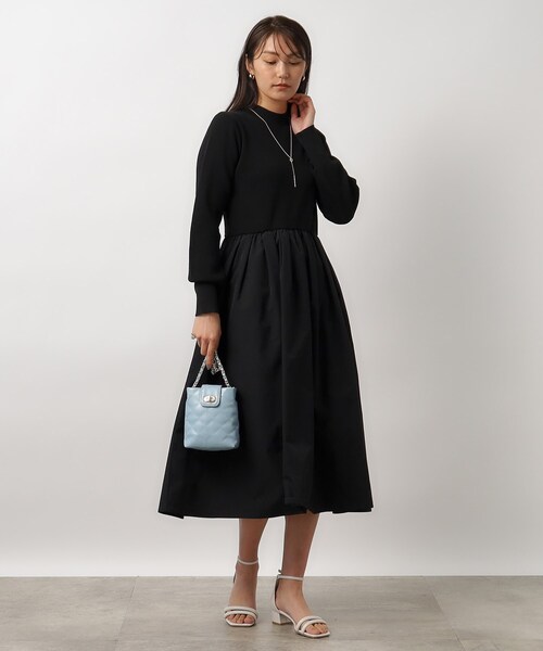 OPAQUE.CLIP（オペークドットクリップ）の「◆キルティングデザインチェーンミニショルダーバッグ（ショルダーバッグ・レディース・イエロー系その他/アイボリー/ブラック/ブルー系7・00）」の20枚目の写真