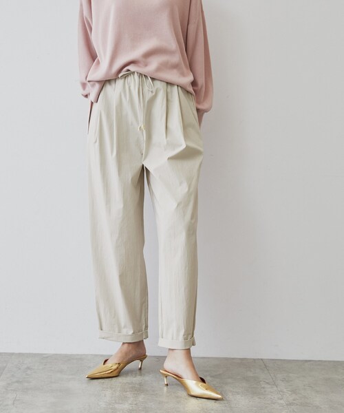 cloenc(クロエンス)の「◆【手洗い可】ワークテーパードパンツ(その他パンツ・レディース・カーキ/ブラック/ベージュ・03/02/01)」の4枚目の写真