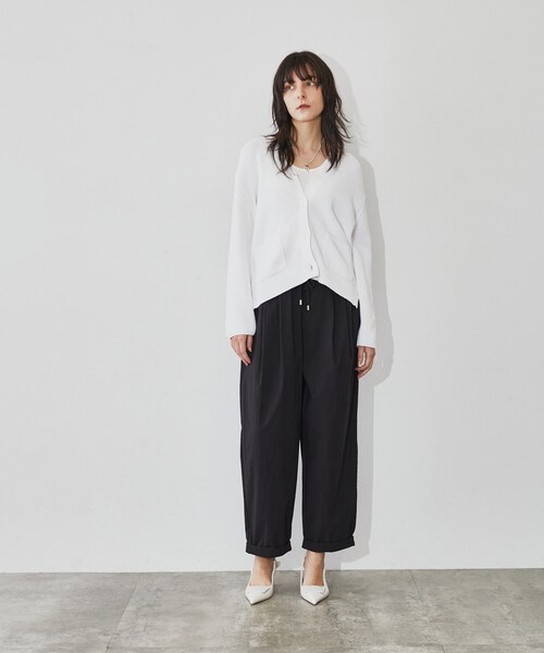 cloenc(クロエンス)の「◆【手洗い可】ワークテーパードパンツ(その他パンツ・レディース・カーキ/ブラック/ベージュ・03/02/01)」の19枚目の写真