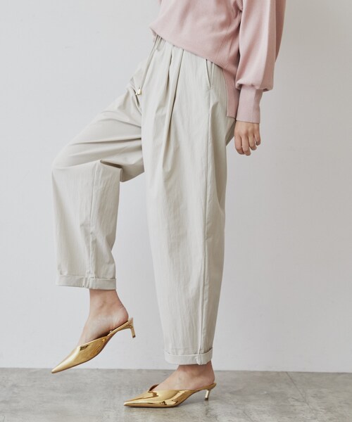 cloenc(クロエンス)の「◆【手洗い可】ワークテーパードパンツ(その他パンツ・レディース・カーキ/ブラック/ベージュ・03/02/01)」の22枚目の写真