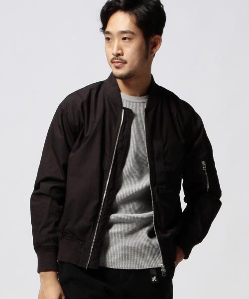 BEAMS（ビームス）の「BEAMS / タイプライター MA-1（ミリタリージャケット・メンズ・オリーブ/ブラック・LARGE/SMALL/MEDIUM）」の20枚目の写真