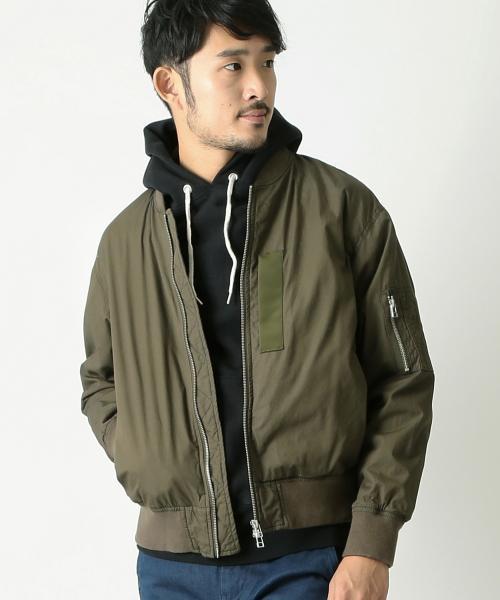 BEAMS（ビームス）の「BEAMS / タイプライター MA-1（ミリタリージャケット・メンズ・オリーブ/ブラック・LARGE/SMALL/MEDIUM）」の17枚目の写真