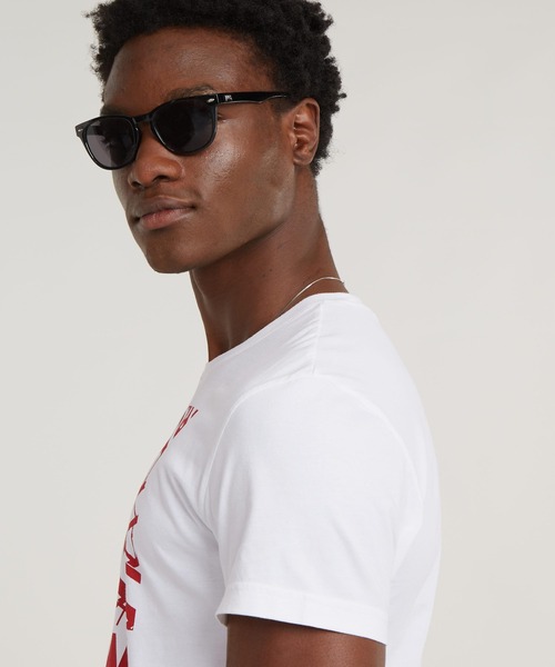 G-STAR（ジースター）の「RAW. CONSTRUCTION T-SHIRT/グラフィックロゴT（Tシャツ/カットソー・メンズ・グリーン/ダークブラック/イエロー系その他/ホワイト・LARGE/MEDIUM/SMALL/X-LARGE/X-SMALL）」の21枚目の写真