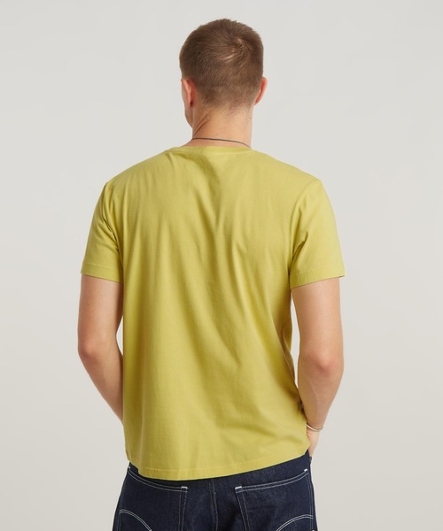 G-STAR（ジースター）の「RAW. CONSTRUCTION T-SHIRT/グラフィックロゴT（Tシャツ/カットソー・メンズ・グリーン/ダークブラック/イエロー系その他/ホワイト・LARGE/MEDIUM/SMALL/X-LARGE/X-SMALL）」の15枚目の写真