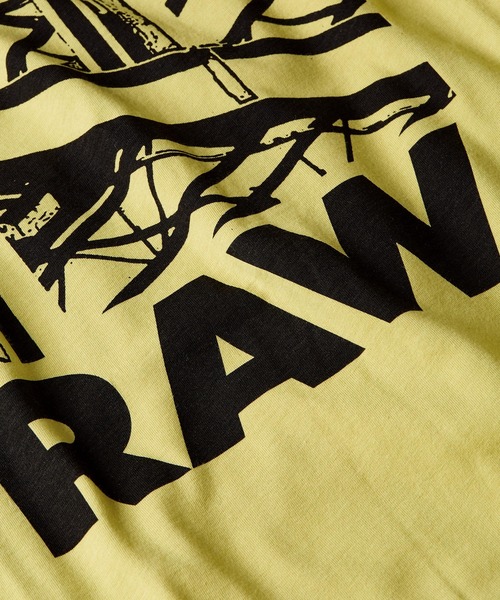 G-STAR（ジースター）の「RAW. CONSTRUCTION T-SHIRT/グラフィックロゴT（Tシャツ/カットソー・メンズ・グリーン/ダークブラック/イエロー系その他/ホワイト・LARGE/MEDIUM/SMALL/X-LARGE/X-SMALL）」の17枚目の写真