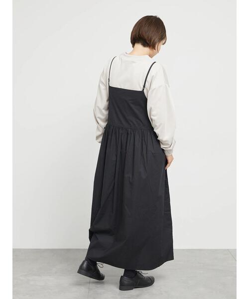 sm2rhythm（サマンサモスモスリズム）の「ギャザーキャミワンピース（ワンピース・レディース・ネイビー/ブラック/ベージュ・F）」の7枚目の写真