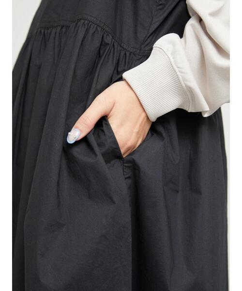 sm2rhythm（サマンサモスモスリズム）の「ギャザーキャミワンピース（ワンピース・レディース・ネイビー/ブラック/ベージュ・F）」の11枚目の写真