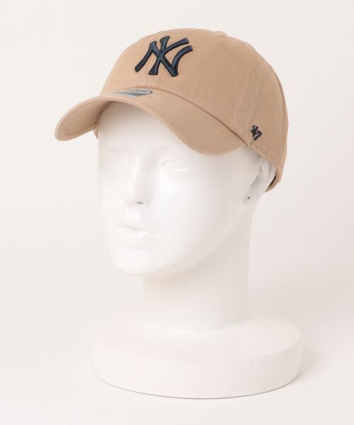 47_(フォーティセブン)の「【47】YANKEES 47CLEAN UP ヤンキース ベースボールキャップ(キャップ・メンズ・カーキブラウン/ブルー・フリー)」の11枚目の写真