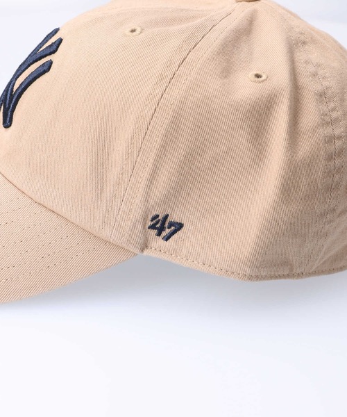 47_(フォーティセブン)の「【47】YANKEES 47CLEAN UP ヤンキース ベースボールキャップ(キャップ・メンズ・カーキブラウン/ブルー・フリー)」の5枚目の写真