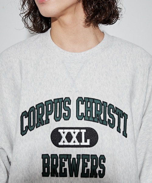 WEGO（ウィゴー）の「WEGO/グラフィックスウェットT（スウェット・メンズ・ダークグリーン/ブラック/グレー・MEDIUM/LARGE）」の17枚目の写真