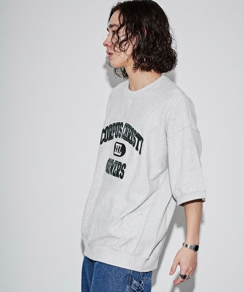 WEGO（ウィゴー）の「WEGO/グラフィックスウェットT（スウェット・メンズ・ダークグリーン/ブラック/グレー・MEDIUM/LARGE）」の13枚目の写真