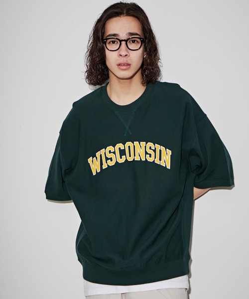 WEGO（ウィゴー）の「WEGO/グラフィックスウェットT（スウェット・メンズ・ダークグリーン/ブラック/グレー・MEDIUM/LARGE）」の6枚目の写真