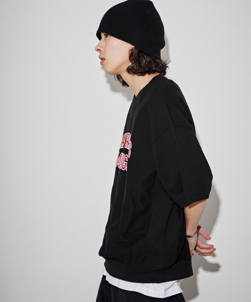 WEGO（ウィゴー）の「WEGO/グラフィックスウェットT（スウェット・メンズ・ダークグリーン/ブラック/グレー・MEDIUM/LARGE）」の10枚目の写真