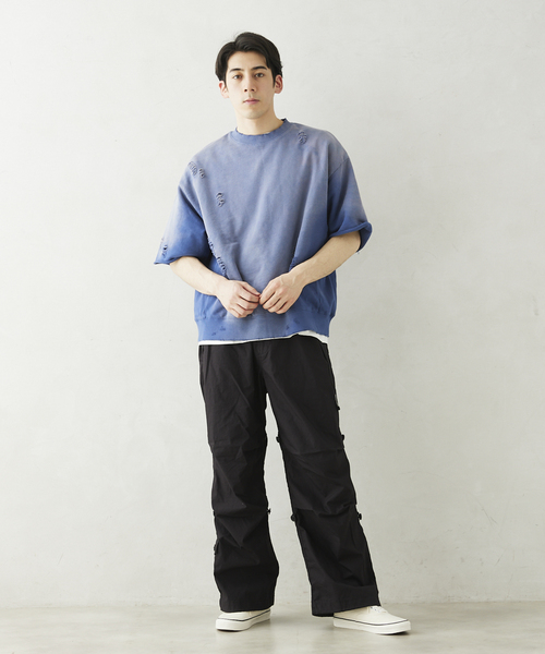 JOURNAL STANDARD relume（ジャーナルスタンダード　レリューム）の「【GRANTEX / グランテックス】パラシュートパンツ（その他パンツ・メンズ・ブラック/オリーブ/キャメル・MEDIUM/LARGE）」の4枚目の写真