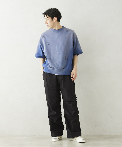 JOURNAL STANDARD relume（ジャーナルスタンダード　レリューム）の「【GRANTEX / グランテックス】パラシュートパンツ（その他パンツ・メンズ・ブラック/オリーブ/キャメル・MEDIUM/LARGE）」の6枚目の写真