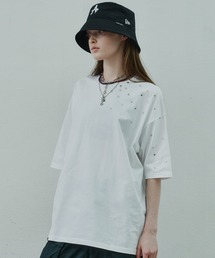 AIVER　カシメスタッズS/S TEE