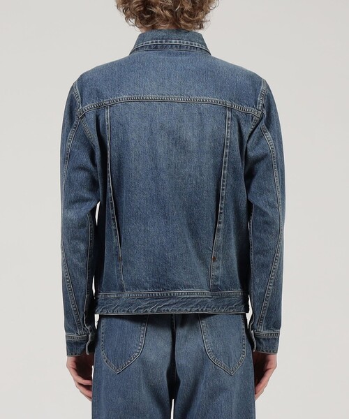 Lee(リー)の「【別注】Lee コットンカシミヤ デニムジャケット(デニムジャケット・メンズ・ダークブルー・40/38/36)」の5枚目の写真