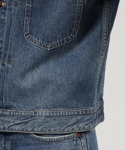 Lee(リー)の「【別注】Lee コットンカシミヤ デニムジャケット(デニムジャケット・メンズ・ダークブルー・40/38/36)」の10枚目の写真
