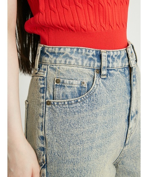 LILY BROWN（リリーブラウン）の「バックスリットフレアデニムパンツ（デニムパンツ・レディース・ライトブルー/ブラック/ブルー・0/1）」の11枚目の写真