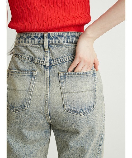 LILY BROWN（リリーブラウン）の「バックスリットフレアデニムパンツ（デニムパンツ・レディース・ライトブルー/ブラック/ブルー・0/1）」の12枚目の写真