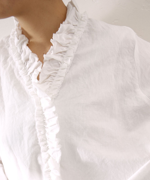 追加2》CLシャンブレー フリルブラウス（シャツ/ブラウス）｜JOURNAL