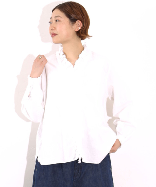 追加2》CLシャンブレー フリルブラウス（シャツ/ブラウス）｜JOURNAL