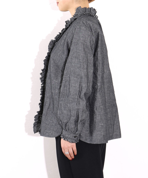 JOURNAL STANDARD タイプライターセーラーフリルシャツ cd011-51614-02b.jpg?basethum=225