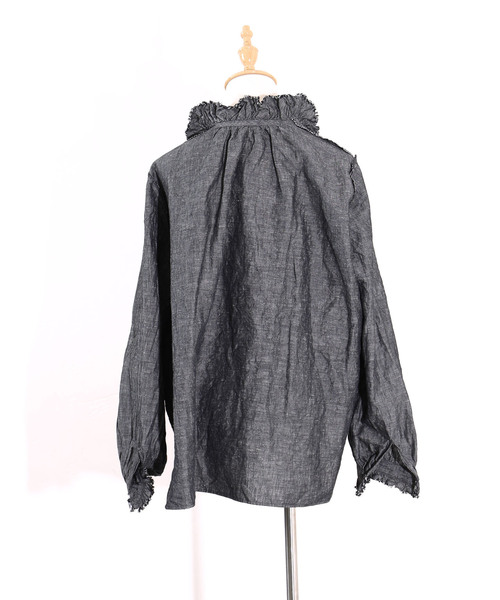 JOURNAL STANDARD LUXE(ジャーナルスタンダード ラックス)の「《追加2》CLシャンブレー フリルブラウス(シャツ/ブラウス・レディース・ホワイト・FREE)」の16枚目の写真
