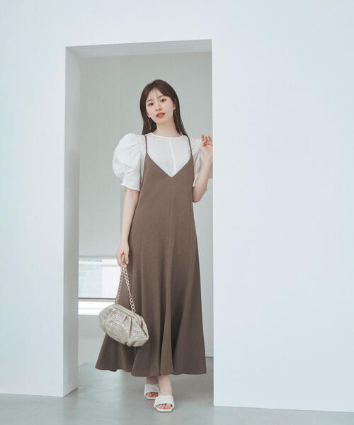 NATURAL BEAUTY BASIC（ナチュラルビューティーベーシック）の「◇ふくれジャガードボリュームスリーブブラウス（シャツ/ブラウス・レディース・ブラック/オフホワイト・SMALL/MEDIUM）」の4枚目の写真