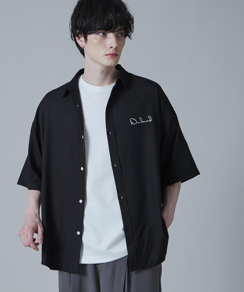 LUCY(ルーシー)の「LUCY/アムンゼンワンポイントBIGシャツ(シャツ/ブラウス・メンズ・ホワイト/サックスブルー/ブラック・LARGE/MEDIUM)」の2枚目の写真