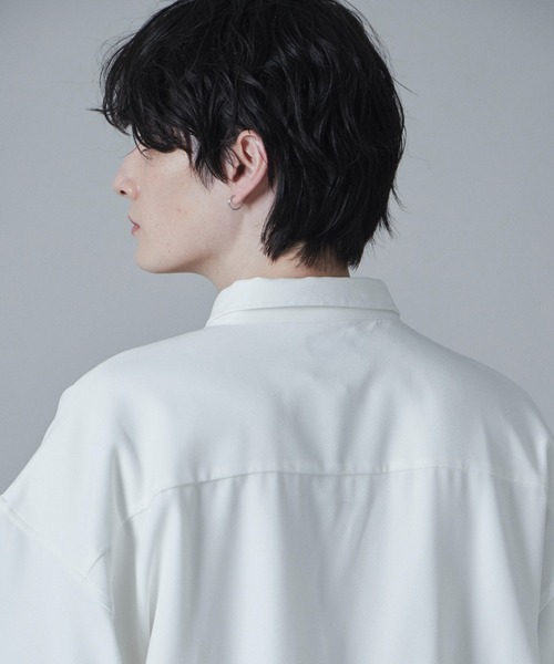 LUCY(ルーシー)の「LUCY/アムンゼンワンポイントBIGシャツ(シャツ/ブラウス・メンズ・ホワイト/サックスブルー/ブラック・LARGE/MEDIUM)」の10枚目の写真